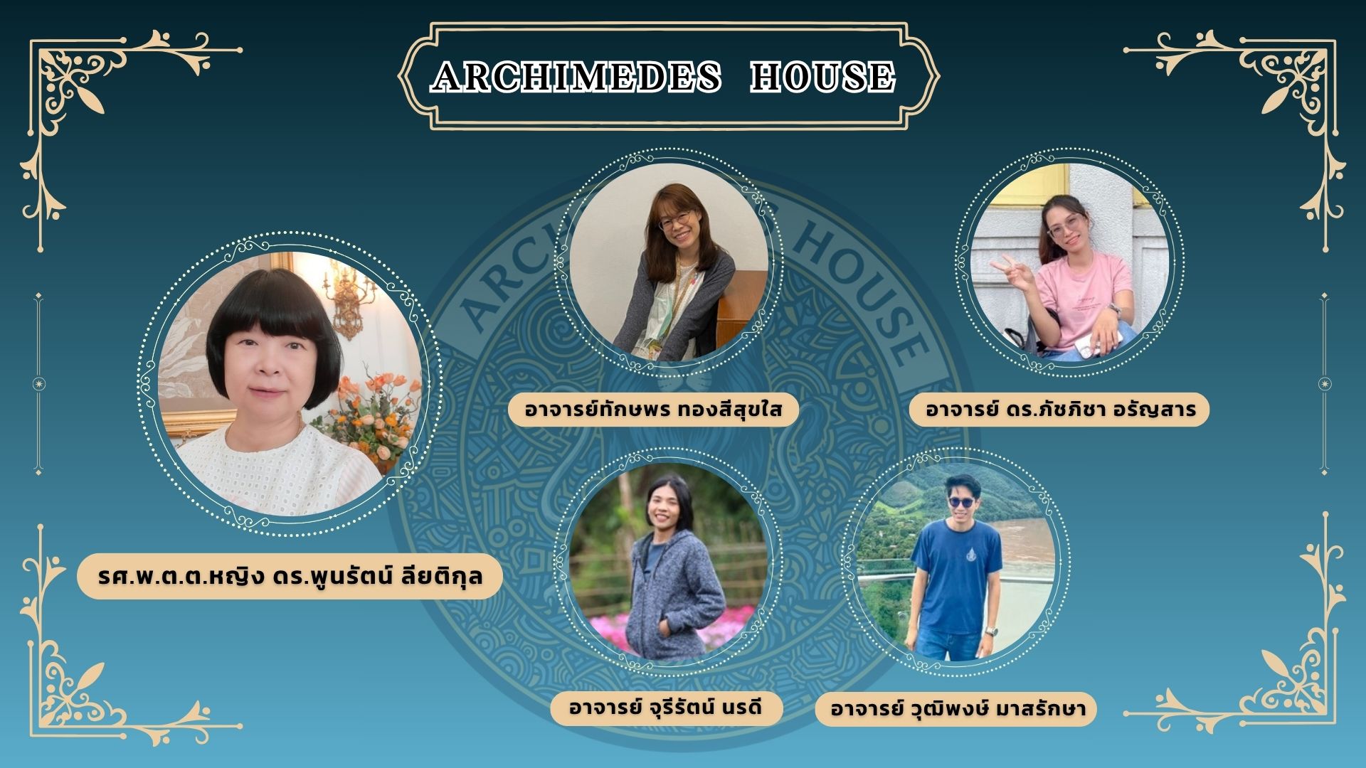 Archimedes House Faculty Advisors