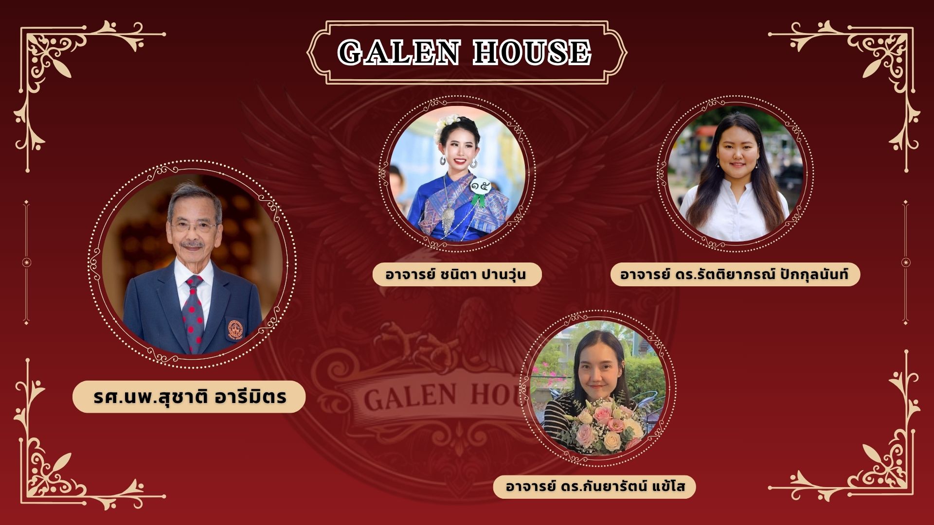 Galen House Faculty Advisors