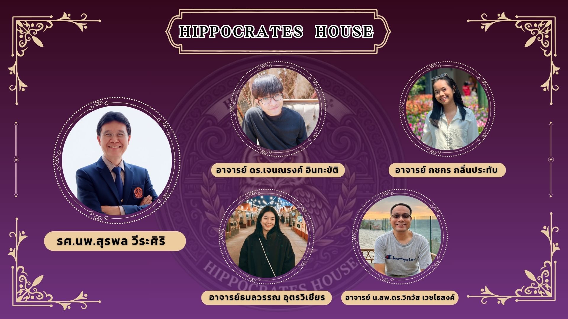 Hippocrates House Faculty Advisors